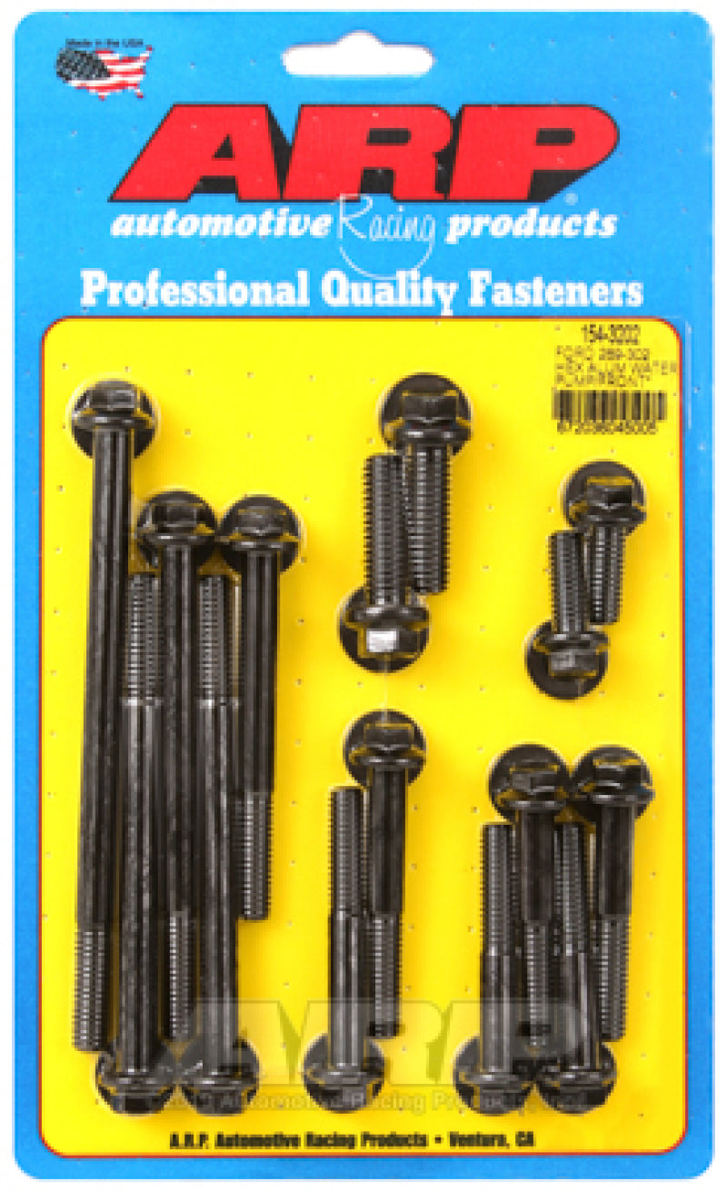 ARP Ford 289-302 Hex Aluminum Water Pump And Front Cover Bolt Kit 154-3202 User 1