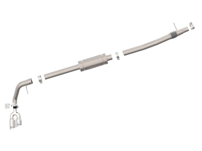 aFe Rebel Series 3in 304 SS Cat-Back Exhaust Side Exit w/ Polished Tips 19 Ford Ranger L4-2.3L (t) 49-33111-P 49-33111-P Photo - Unmounted