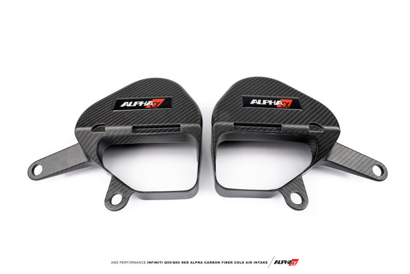 AMS Performance Infiniti 17+ Q60 / 16+ Q50 3.0TT Alpha Matte Carbon Intake Covers ALP.28.06.0004-1 ALP.28.06.0004-1 Photo - Primary