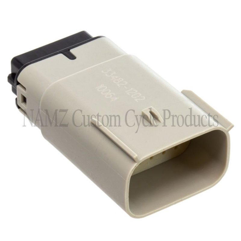 NAMZ 07-23 V-Twin Glide Right Handlebar Control Molex MX-150 12-Position Male Connector - Black NM-33482-1202 NM-33482-1202 Photo - Primary