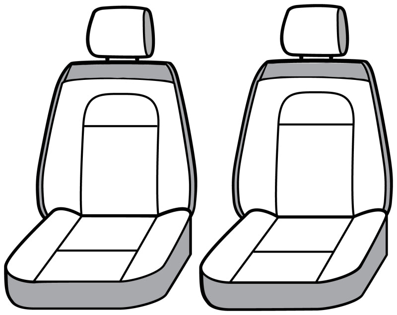 Covercraft 2023 Ford F-150 w/ Buckets Polycotton SeatSaver Custom Front Row Seat Covers - Charcoal SS3513PCCH SS3513PCCH Photo - out of package