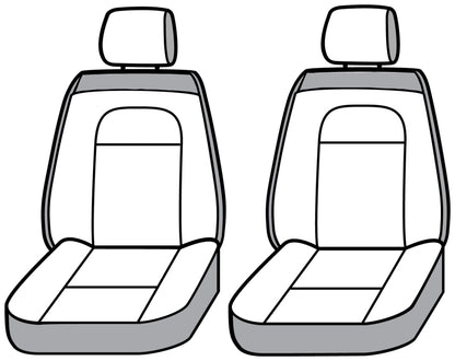 Covercraft 2023 Ford F-150 w/ Buckets Polycotton SeatSaver Custom Front Row Seat Covers - Charcoal SS3513PCCH SS3513PCCH Photo - out of package