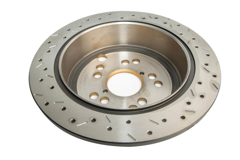 DBA 12+ Subaru/Scion BRZ/FR-S (AU Spec) 10 Lug Slot Rear Drilled & Slotted 4000 Series Rotor 42659XS-10 42659XS-10 Photo - out of package