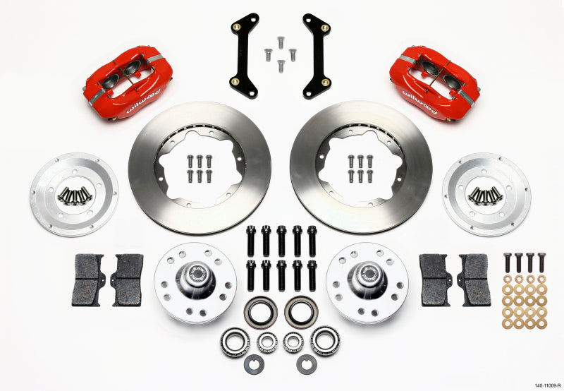 Wilwood Forged Dynalite Front Kit 11.00in Red 79-87 GM G Body 140-11009-R 140-11009-R Photo - Primary
