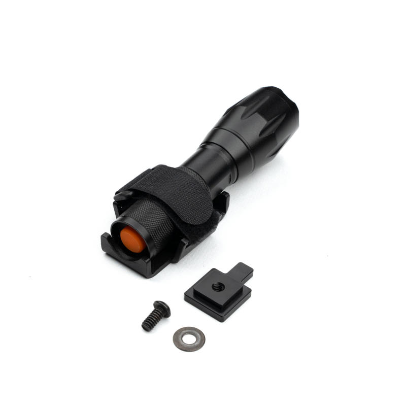 Cali Raised LED Cali Raised Molle Flashlight Holder - Holder W/ Zoomable Led Flash Light CR3947 CR3947 Photo - Primary