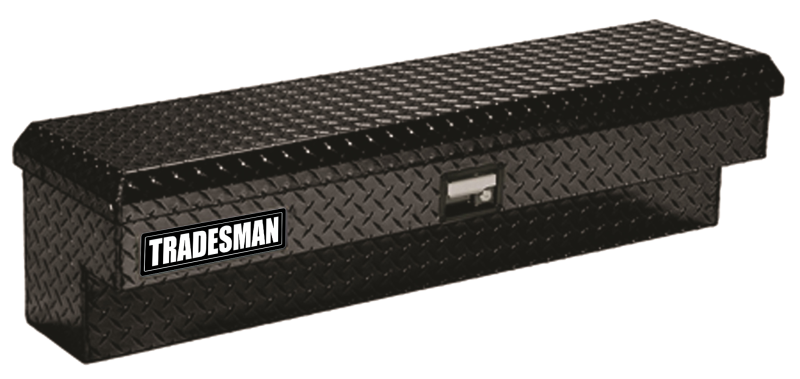 Tradesman Aluminum Side Bin Truck Tool Box (48in.) - Black 79748