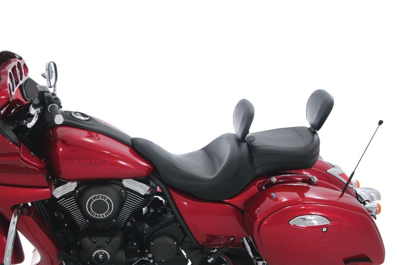 Mustang Motorcycle Mustang 11-19 Kawasaki Vulcan 1700, Vaquero Passenger Backrest - Black 79690 79690 Photo - Primary