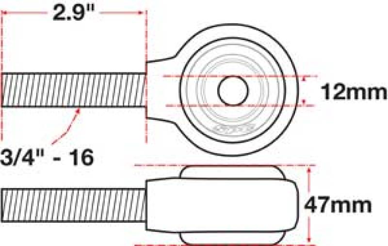 SPC Performance XAXIS Rod End Ball Joint 15769