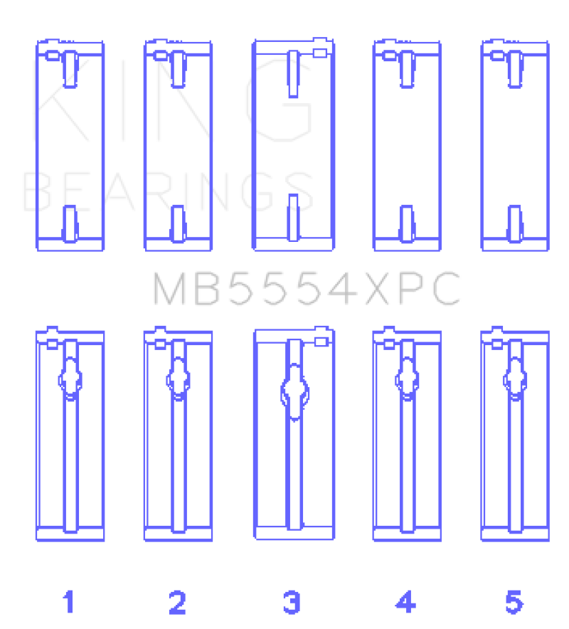 King Engine Bearings KING Performance Main Bearings Engine Components Bearings main image