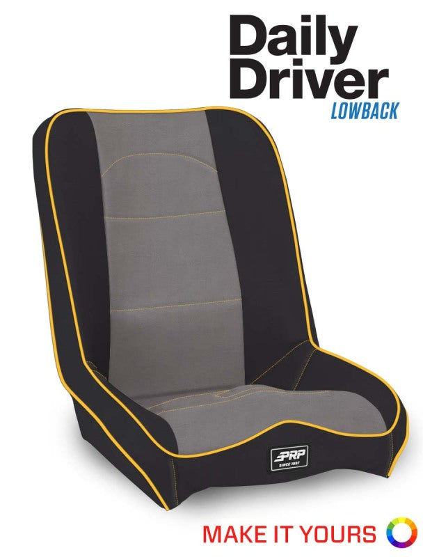 PRP Seats PRP Daily Driver Low Back Extra Wide Suspension Seat A140212 A140212 Photo - Primary
