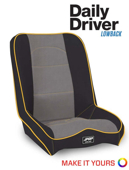 PRP Seats PRP Daily Driver Low Back Extra Wide Suspension Seat A140212 A140212 Photo - Primary