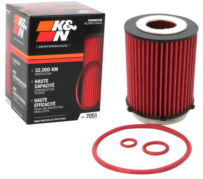 K&N Engineering K&N 13-23 Mercedes-Benz CLA250 2.0L L4 OIL FILTER HP-7051 HP-7051 Photo - out of package
