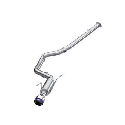 MBRP 15-21 Subaru WRX 2.0L/STI 2.5L/ 11-14 Sed. 3in Cat-Back Single Rear Exit w/ Burnt End Tips-T304 S48033BE S48033BE Photo - Primary