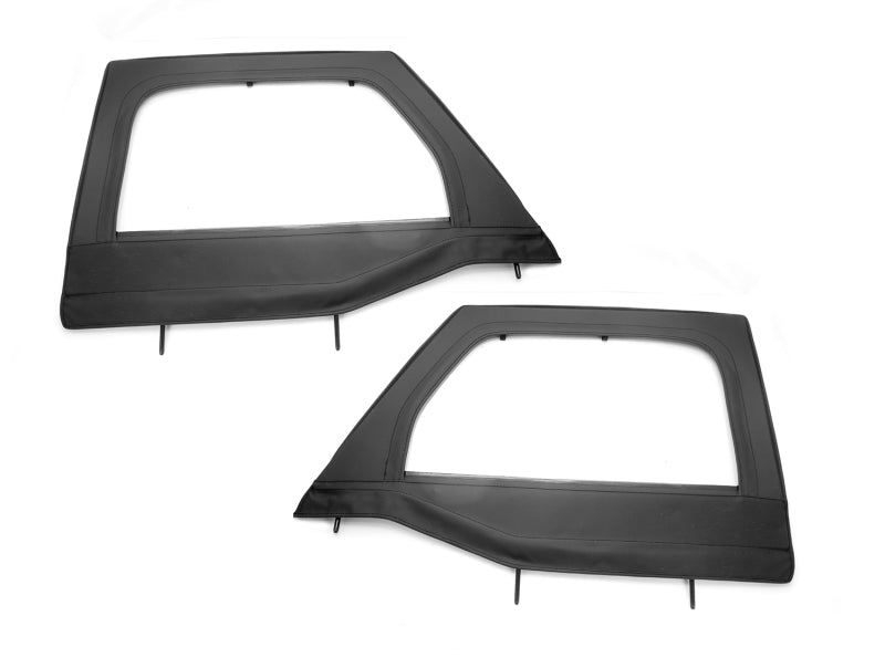 Rugged Ridge Door Kit,Front,Upper,Black Diamond;07-18 Jeep Wrangler JK 13711.15 Photo - Primary