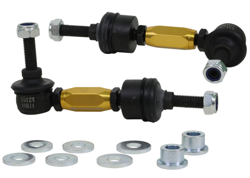 Whiteline 2012+ Ford Focus ST Rear Adjustable Heavy Duty Sway Bar Link Kit KLC195 KLC195 Photo - Primary