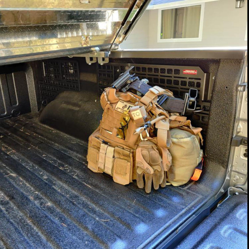 BuiltRight Industries 2019+ RAM 1500 5ft7in/6ft4in Bed Bedside Rack System - Passenger Rear Panel 102504 102504 Photo - Close Up