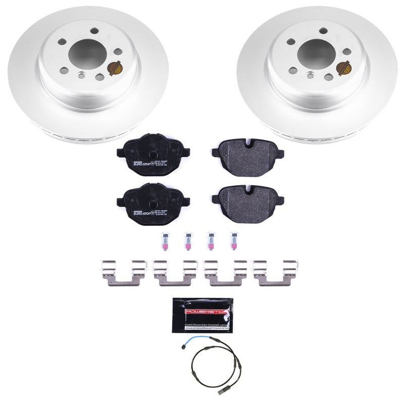 PowerStop Power Stop 11-16 BMW 528i Rear Euro-Stop Brake Kit ESK6034 ESK6034 Photo - Primary