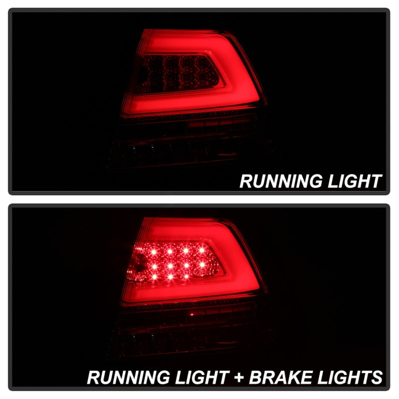 Spyder Pontiac G8 08-09 Version 2 Light Bar LED Tail Lights - Red Clear- ALT-YD-PG808V2-LB-RC 5086075 5086075 Photo - Unmounted