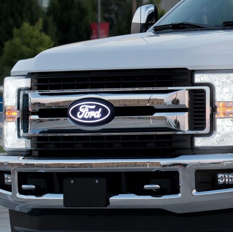 Putco 17-19 Ford SuperDuty Front Luminix Ford LED Emblem - w/ Camera CutOut 92801 92801 Photo - Primary