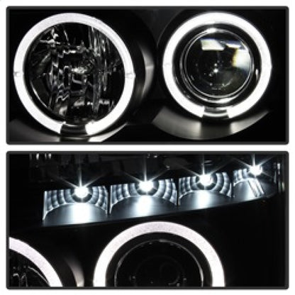 Spyder Nissan Titan 04-14/Armada 04-07 Projector Headlights LED Halo LED Blk PRO-YD-NTI04-HL-BK 5011572 5011572 Photo - Unmounted