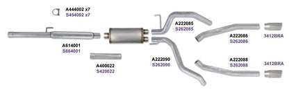 Diamond Eye Performance Diamond Eye KIT 3in CB DUAL AL: DODGE 1500 2009-12 HEMI K3222A K3222A User 1