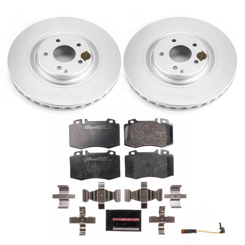 PowerStop Power Stop 03-06 Mercedes-Benz CLK500 Front Euro-Stop Brake Kit ESK7788 ESK7788 Photo - Primary