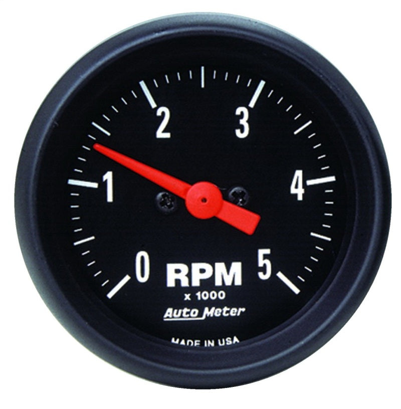 Autometer 2-1/16" In-Dash Tachometer, 0-5,000 Rpm, Z-Series 2697 Photo - Primary
