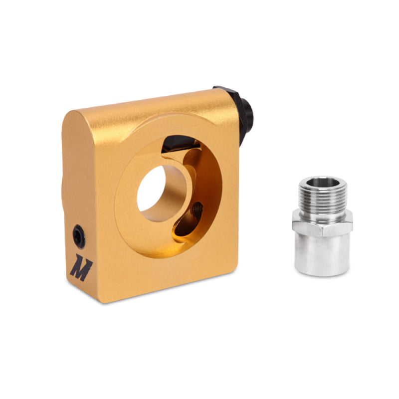 Mishimoto M22 x 1.5 Oil Sandwich Plate w/ Rear-Mounted Thermostat MMOP-SPTRM22 MMOP-SPTRM22 Photo - Primary