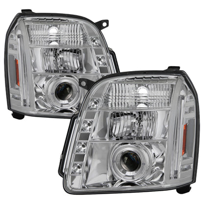 Spyder GMC Yukon 07-14/GMC Yukon XL 07-14 Projector Headlights LED Halo LED Chrome PRO-YD-GY07-HL-C 5029324 5029324 Photo - Primary