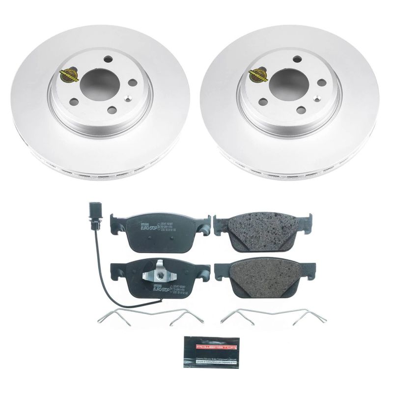 Power Stop 17-19 Audi A4 Front Euro-Stop Brake Kit ESK7860 ESK7860 Photo - Primary