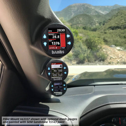 Banks Power 2020 GM 2500/3500 6.6L L5P Derringer Tuner (Gen 2) w/ 1.8in iDash DataMonster 67103 67103 Photo - Mounted