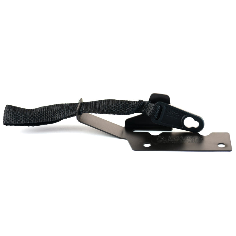 BuiltRight Industries 09-20 Ford F-150/Raptor (09-14 SuperCrew Only) Rear Seat Release - Black Strap 100100 100100 Photo - out of package