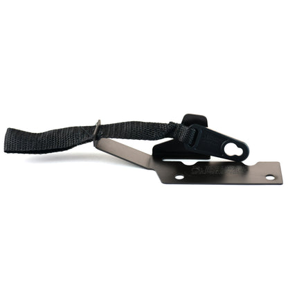 BuiltRight Industries 09-20 Ford F-150/Raptor (09-14 SuperCrew Only) Rear Seat Release - Black Strap 100100 100100 Photo - out of package