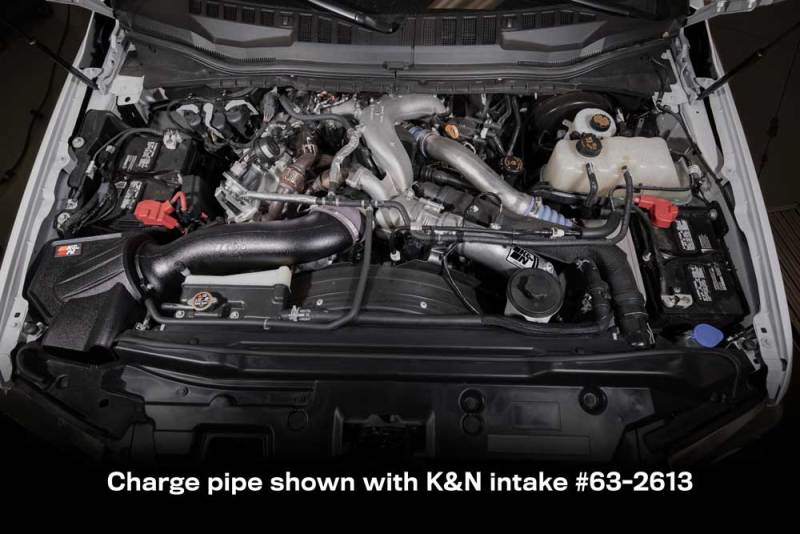 K&N Engineering K&N 17-21 Ford F-250/350 6.7L TD Charge Pipe 77-1002KC 77-1002KC Photo - Mounted