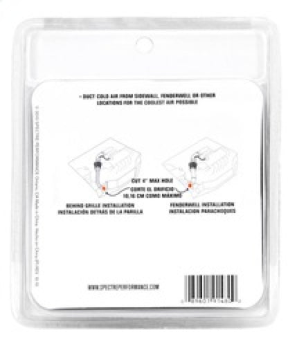 Spectre Intake Tube/Duct Mounting Plate (ABS) 4in. OD 9148 9148 Photo - in package