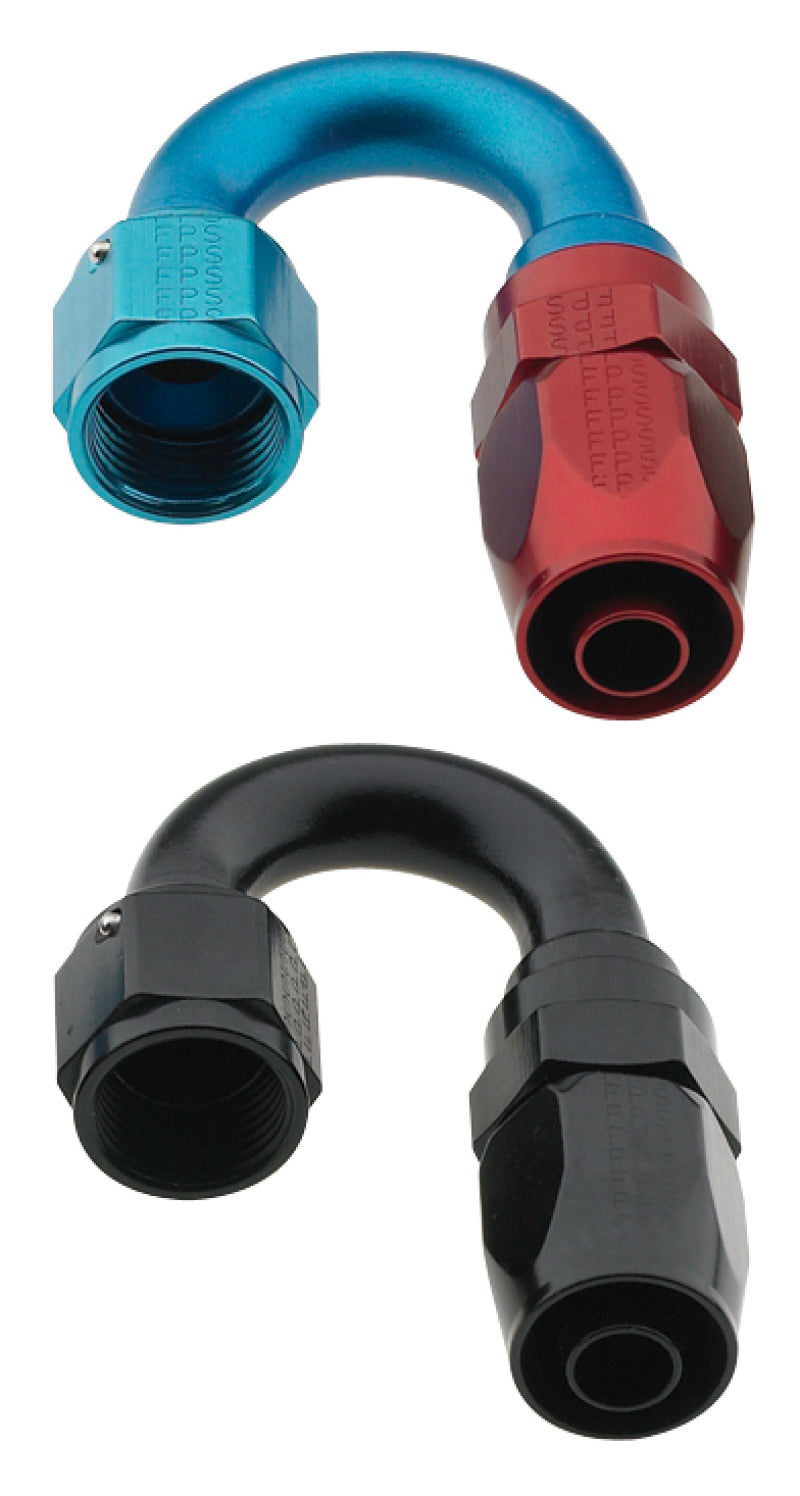 Fragola -10AN Male Rad Fitting x 180 Degree Pro-Flow Hose End - Black 231810-BLRAD 231810-BLRAD Photo - Primary