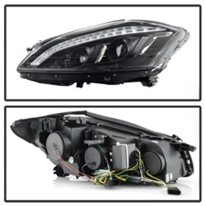 Spyder Mercedes W221 S Class 07-09 Headlights - HID Model Only - Black PRO-YD-MBW22107-HID-DRL-BK 5083890 5083890 Photo - Unmounted