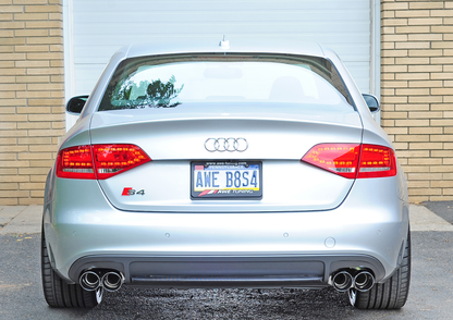AWE Tuning Audi B8 / B8.5 S4 3.0T Touring Edition Exhaust - Chrome Silver Tips (90mm) 3010-42018 3010-42018 Photo - Mounted