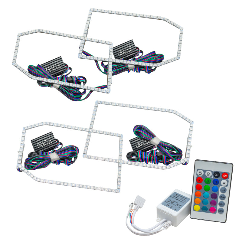 ORACLE Lighting Oracle Chevy Silverado 14-15 Halo Kit Non-Projector Style - ColorSHIFT w/ Simple Controller 2271-504 2271-504 Photo - Primary