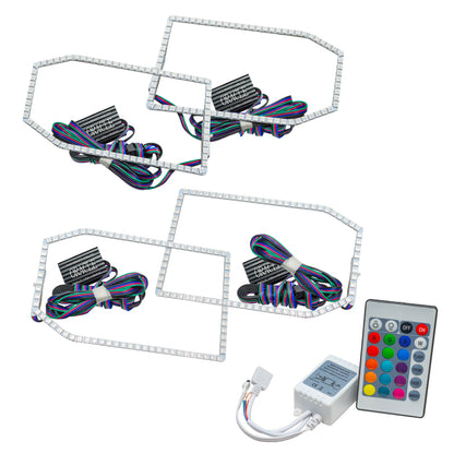ORACLE Lighting Oracle Chevy Silverado 14-15 Halo Kit Non-Projector Style - ColorSHIFT w/ Simple Controller 2271-504 2271-504 Photo - Primary