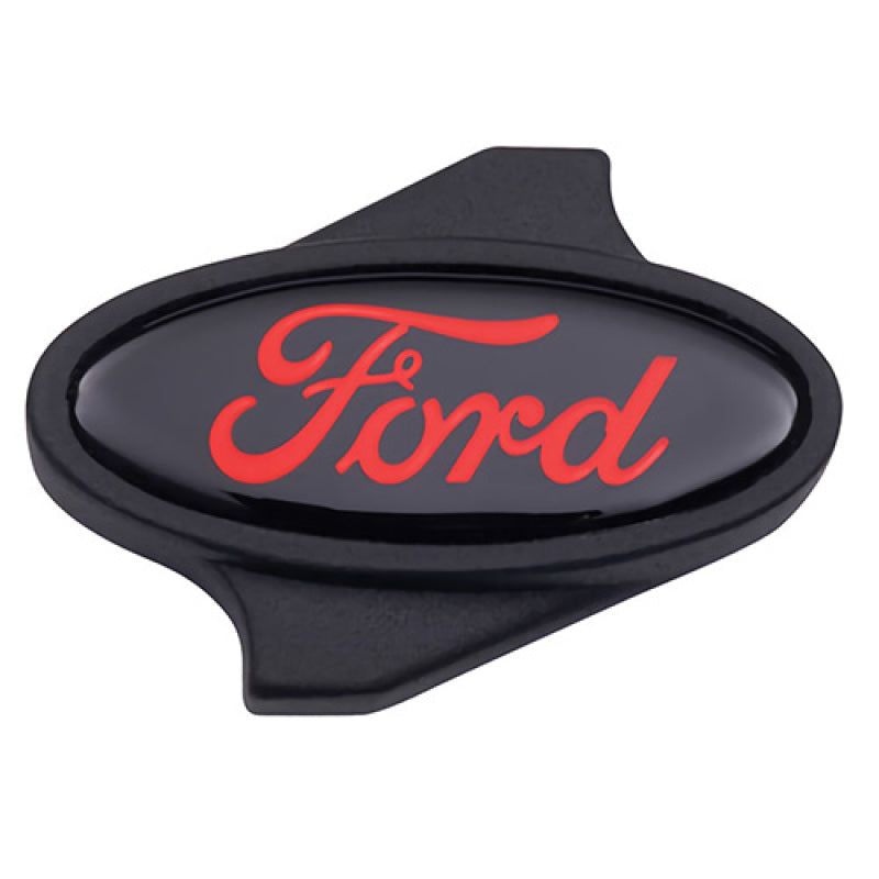 Ford Racing Air Cleaner Nut w/ Red Ford Logo - Black 302-339