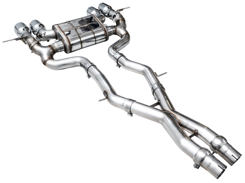 AWE Tuning 23-24 BMW G87 M2 SwitchPath Edition Exhaust - Chrome Silver Tips 3025-42487 3025-42487 Photo - out of package