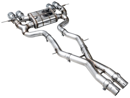 AWE Tuning 23-24 BMW G87 M2 SwitchPath Edition Exhaust - Chrome Silver Tips 3025-42487 3025-42487 Photo - out of package