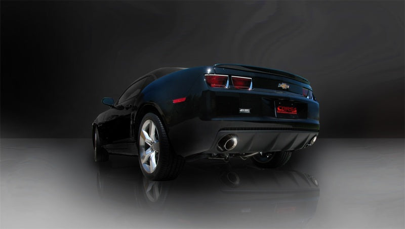Corsa Performance 10-14 Chevrolet Camaro Convertible RS 3.6L V6 Polished Sport Cat-Back 14953 Photo - Mounted