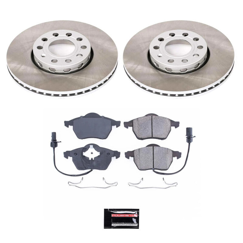 PowerStop Power Stop 99-05 Volkswagen Passat Front Semi-Coated Rotor Kit SC528 SC528 Photo - Primary