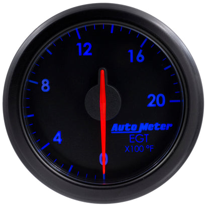 Autometer 2-1/16" E.G.T, 0-2000`F, Airdrive, Black 9145-T User 6
