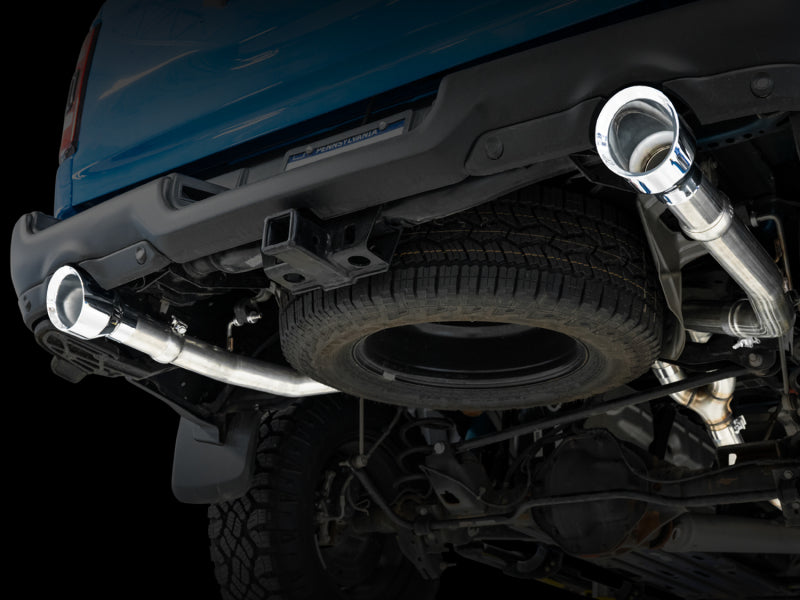 AWE Tuning 09-18 RAM 1500 5.7L (w/Cutouts) 0FG Dual Rear Exit Cat-Back Exhaust - Chrome Silver Tips 3015-32002 3015-32002 Photo - Mounted