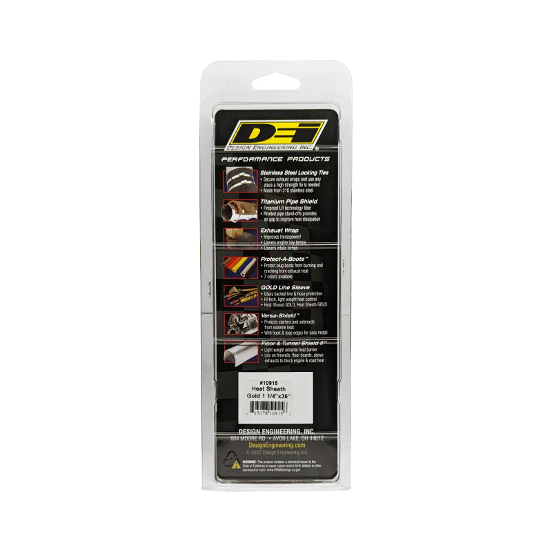 DEI Heat Sheath GOLD 1-1/4in x 36in 10915 10915 Photo - Unmounted