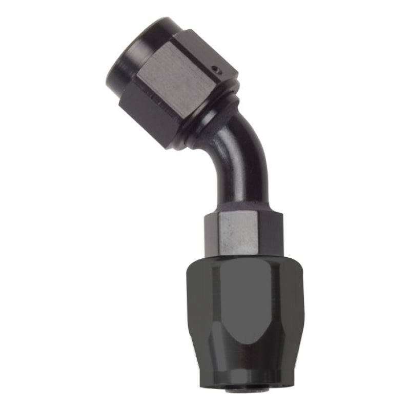 Russell Performance -6 AN Black 45 Degree Full Flow Hose End 610095 610095 Photo - Primary