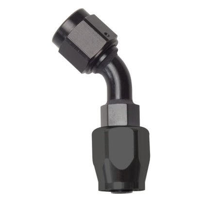 Russell Performance -12 AN Black 45 Degree Full Flow Hose End 610125 610125 Photo - Primary